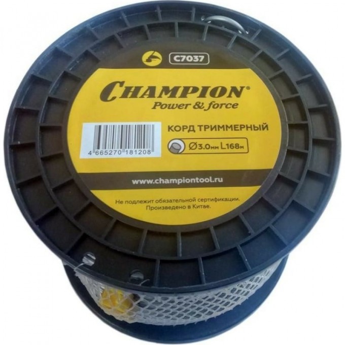 Корд триммерный CHAMPION ALUMINIUM 3.0мм*168м, С7037 CH-C7037